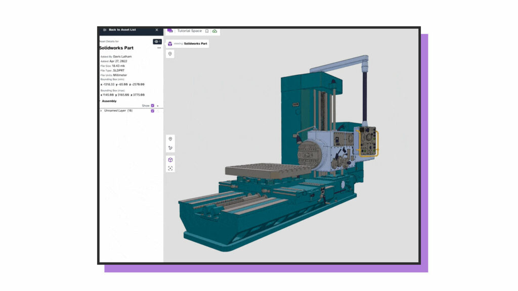 Photo of a solidworks file in Reavly