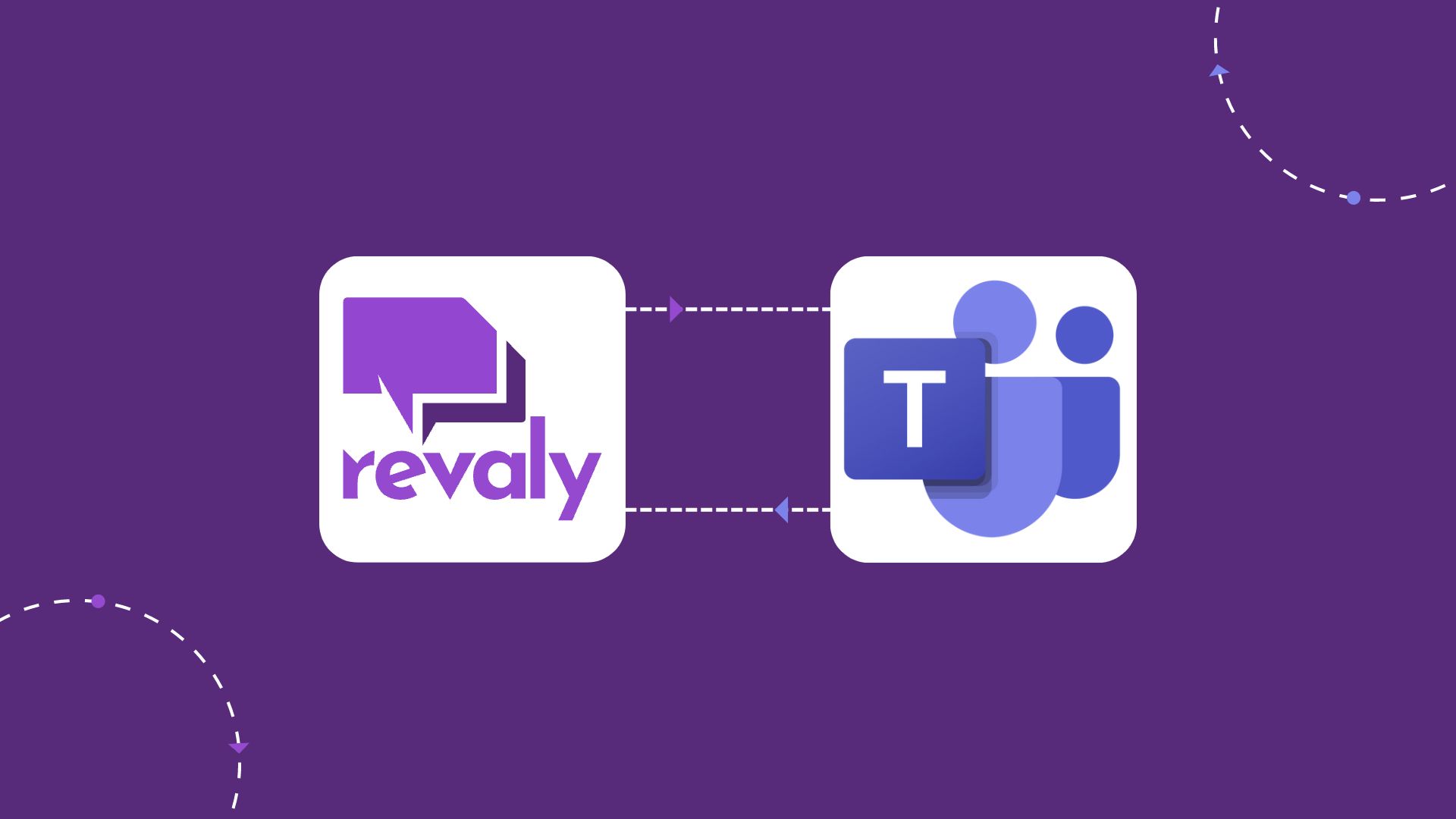 Revaly and teams integration graphic