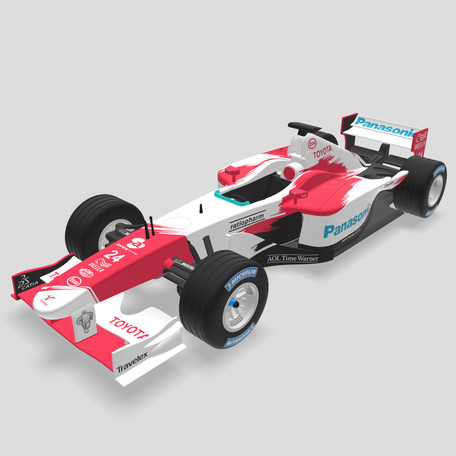 A racecar (Sketch up file) inside of Revaly.